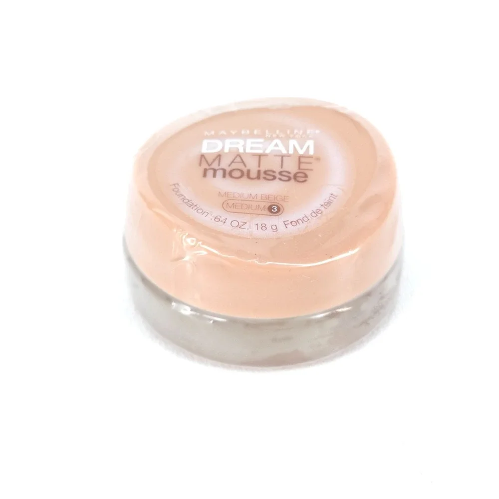 Maybelline Dream Matte Mousse Foundation Beige Medium 3 18g Sealed Deadstock NEW